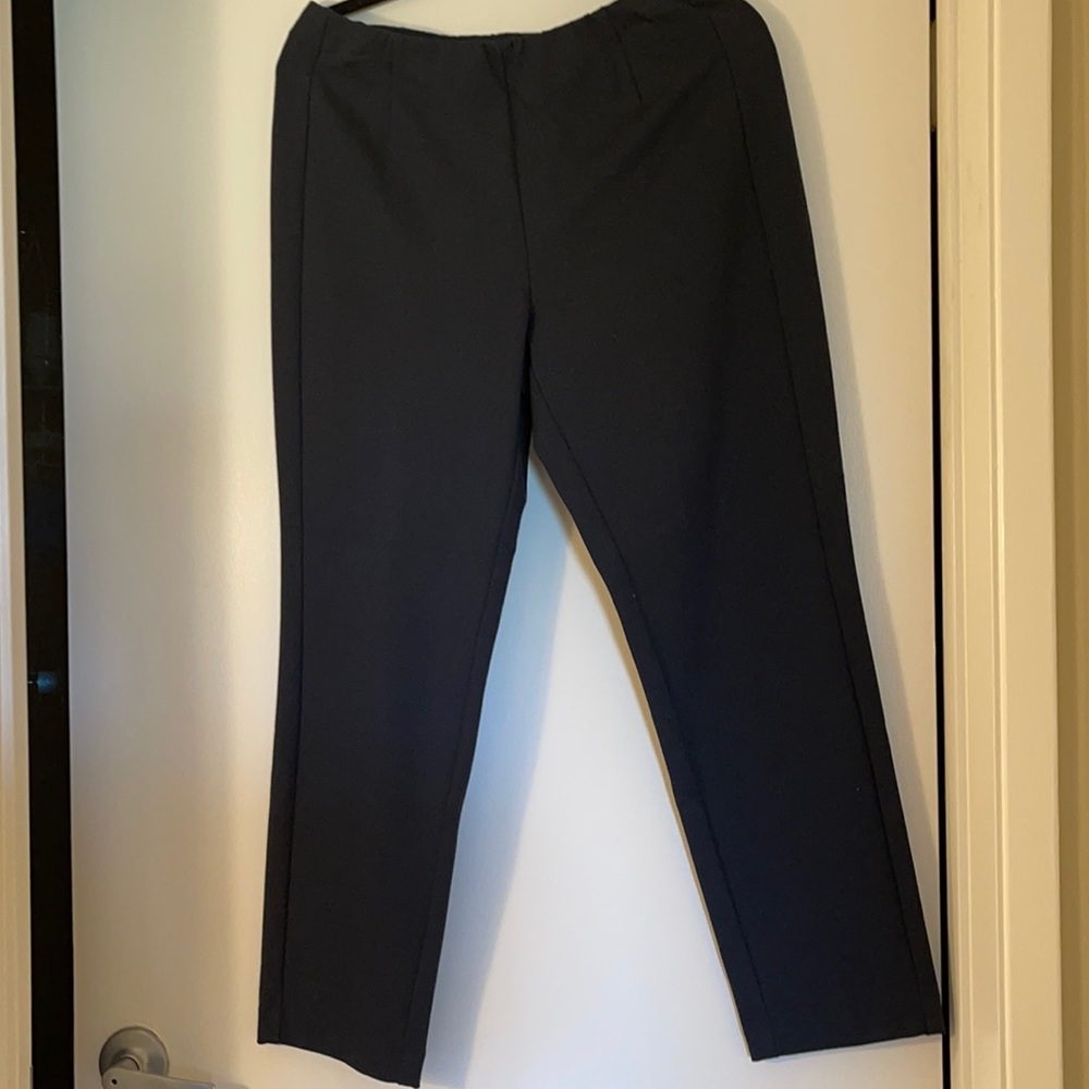 Jjill slim-fits navy Ponte pant